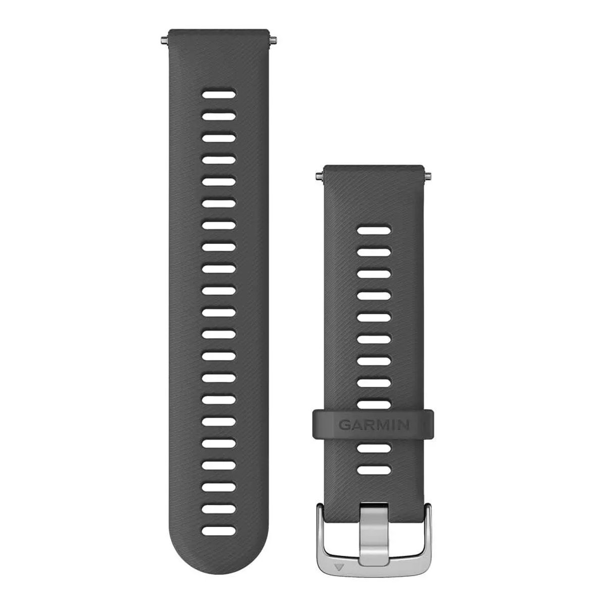 Schnell lösbares Uhrenarmband mit silberner Schnalle Garmin 22 mm