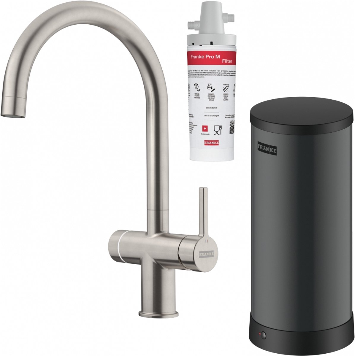 Franke 160.0713.607 Maris Water Hub Electronic 7L Tap