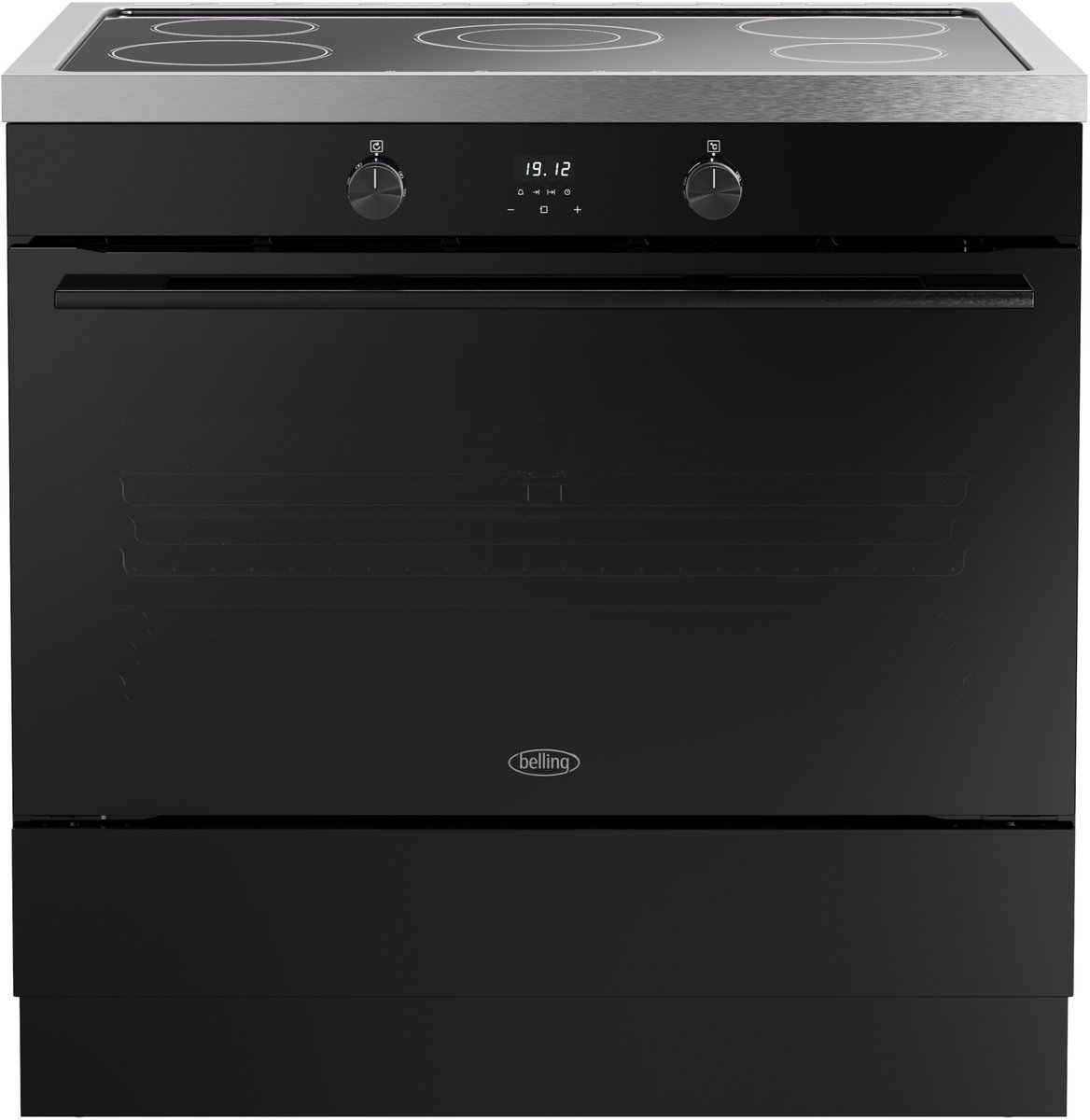 Belling 444412041 cooker Range cooker Electric Zone induction hob Black BEL RCA VISION SGL 90Ei BLK