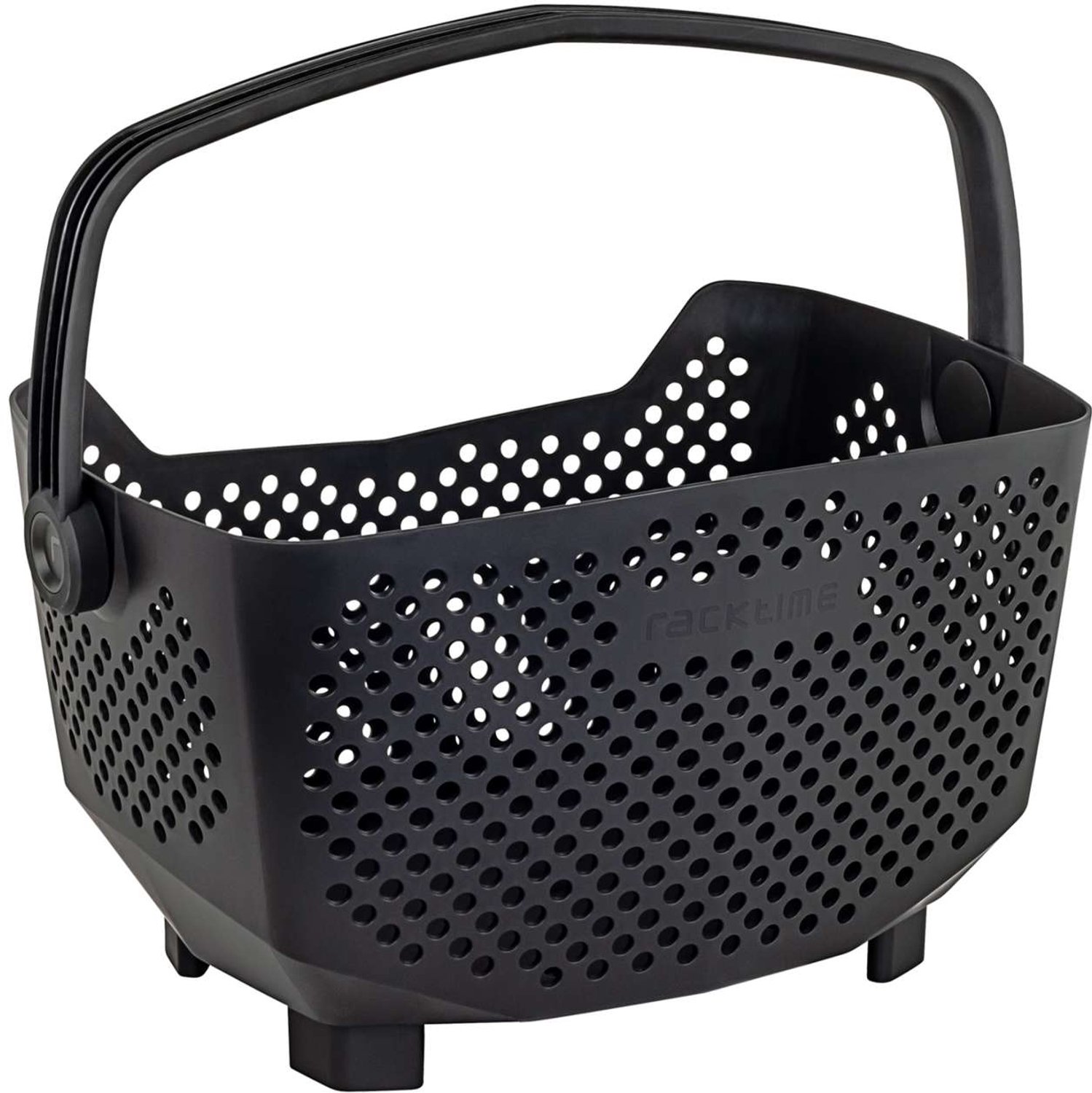 Racktime Korb Bask-it EDGE 20l schwarz Kunststoff recyclebar Ohne Adapter - Fahrradkorb