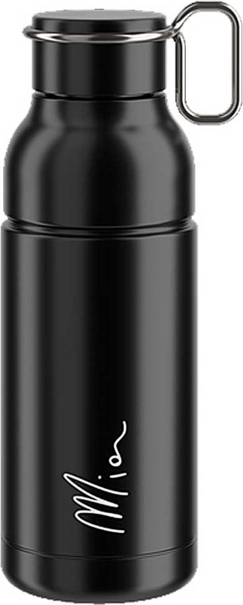 Elite Trinkflasche Mia 650 ml schwarz Edelstahl