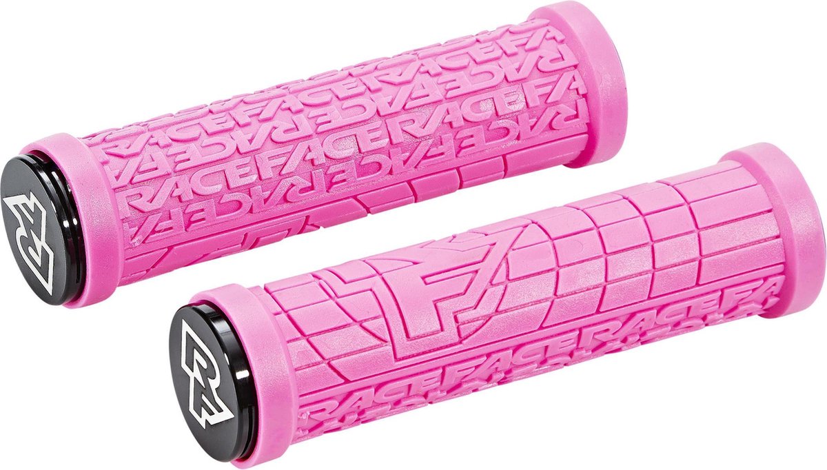 Race Face Grippler Lock-On Griff, 33mm, magenta lila - sicherer Halt und Komfort