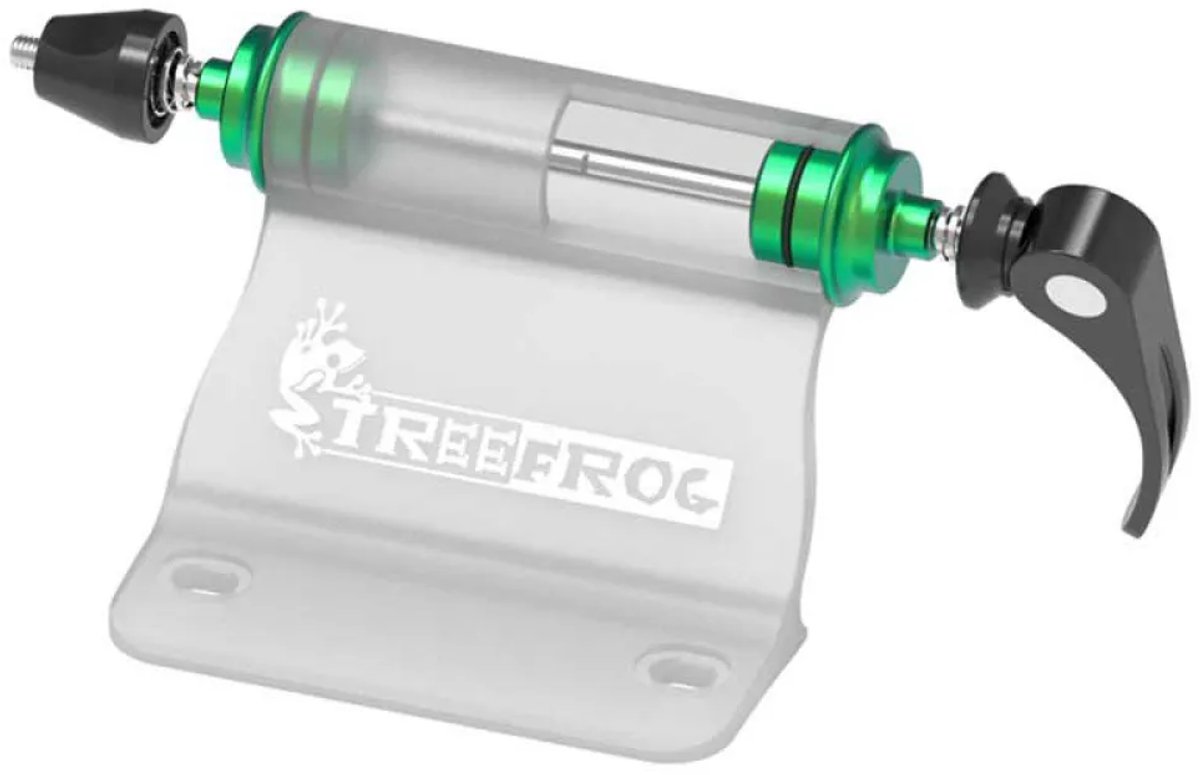 TreeFrog Achsadapter für Universal Fork Mount 9 x 100 mm Grün - sicherer Fahrradtransport