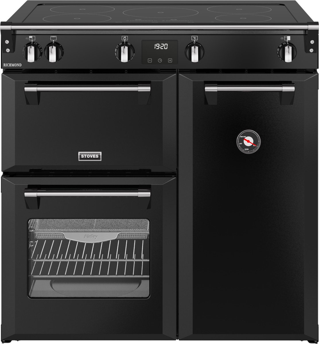 Stoves 444411853 cooker Range cooker Electric Zone induction hob Black ST RCA RICH 90Ei TCH BLK