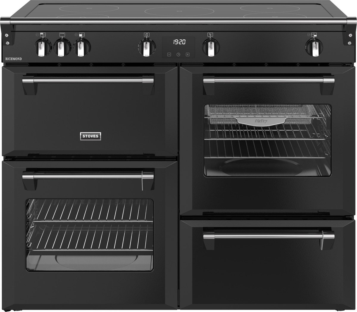 Stoves 444411865 cooker Range cooker Electric Zone induction hob Black ST RCA RICH 110Ei TCH BLK