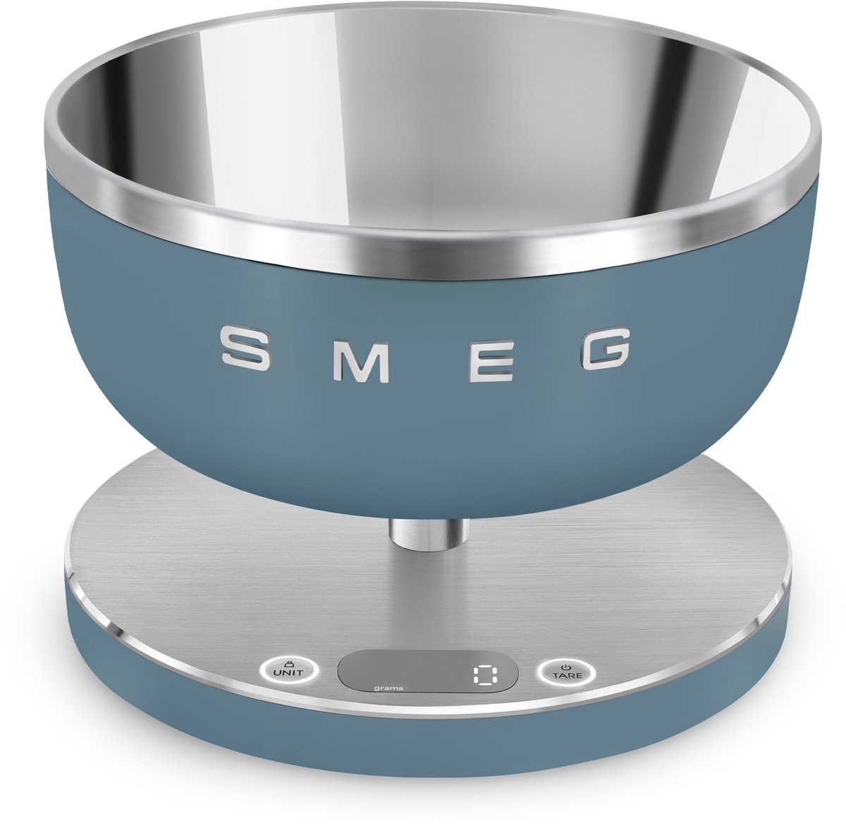 Smeg KSC01SBMWW kitchen scale Blue Countertop Round Electronic kitchen scale KSC01SBMWW Kitchen Scales in Storm Blue