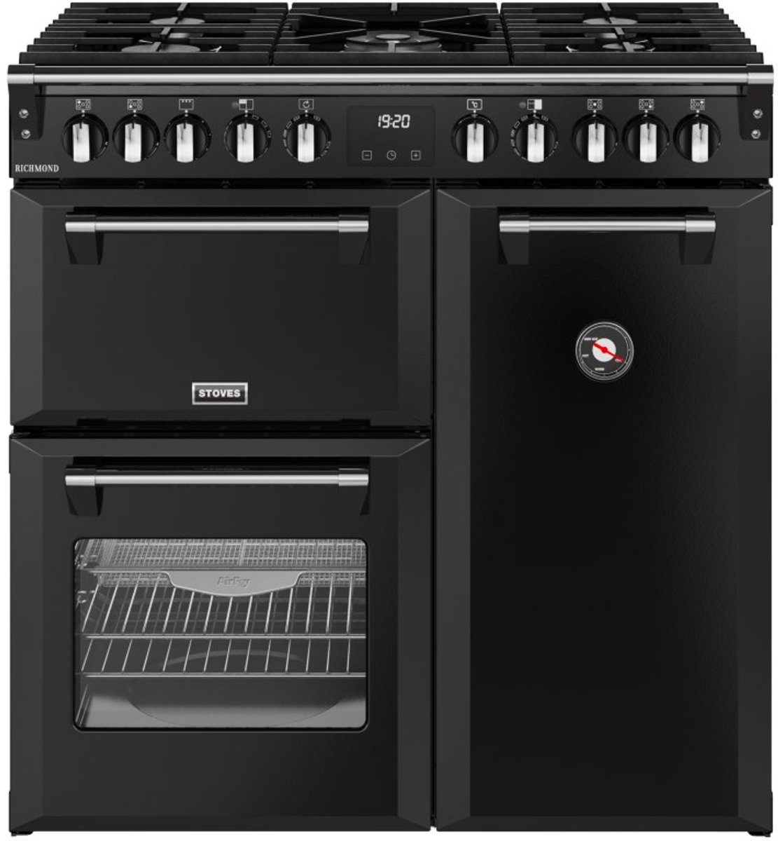Stoves 444411850 cooker Range cooker Electric Gas Black ST RCA RICH 90DF BLK