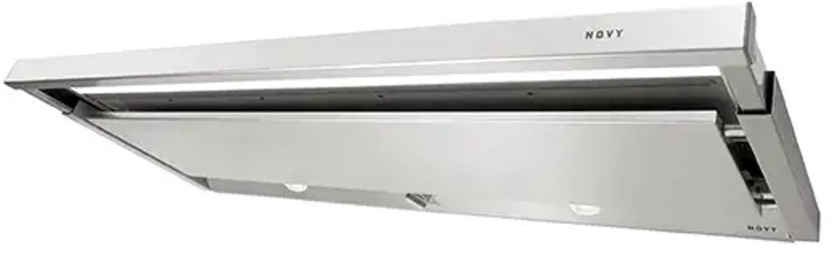 NOVY 692 cooker hood Semi built-in (pull out) Stainless steel, White 700 m³/h