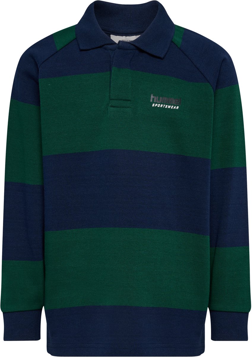 Langarm Polo-Shirt Kind Hummel Striped Loose