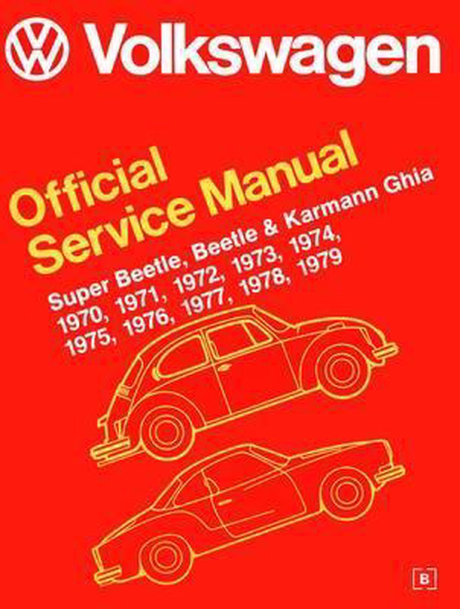 Käfer/Bug & Karmann Ghia Reparaturwerkstatthandbuch Nachdruck