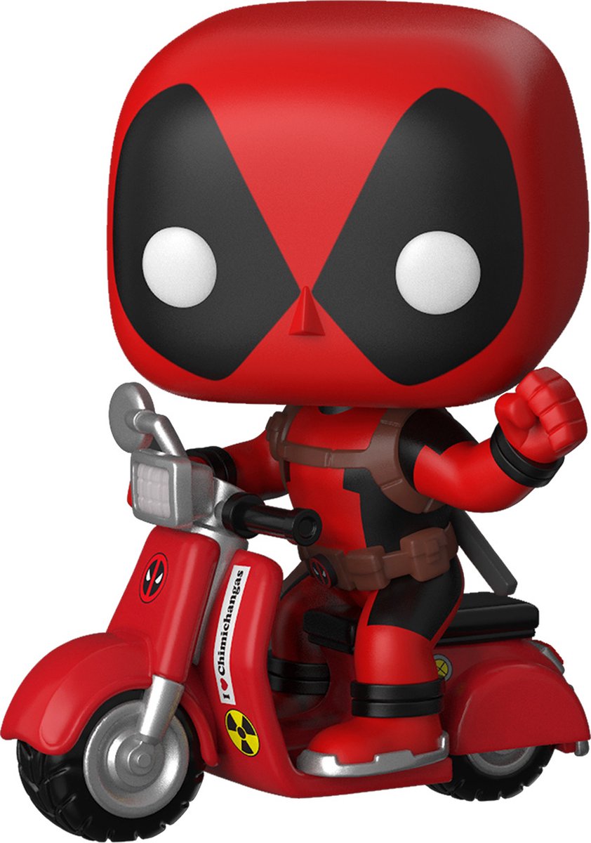 Deadpool mit Roller Pop! Fahrt