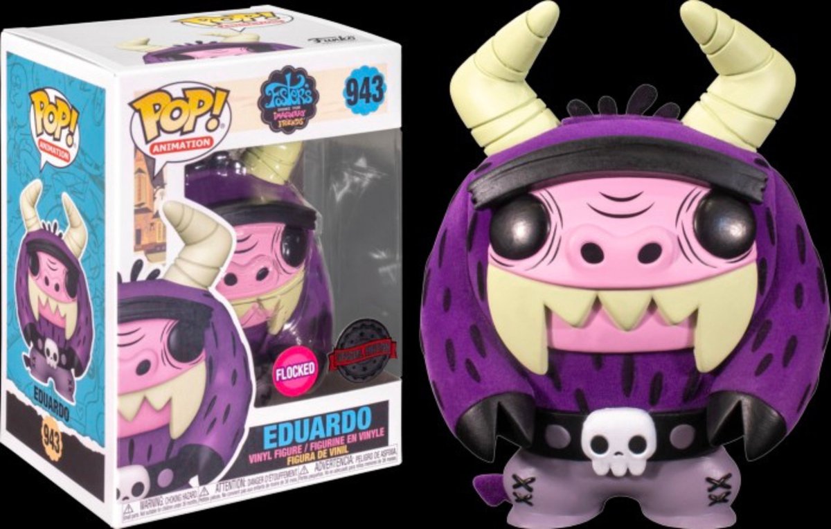 Foster's Home for Imaginary Friends Eduardo beflocktes Vinyl