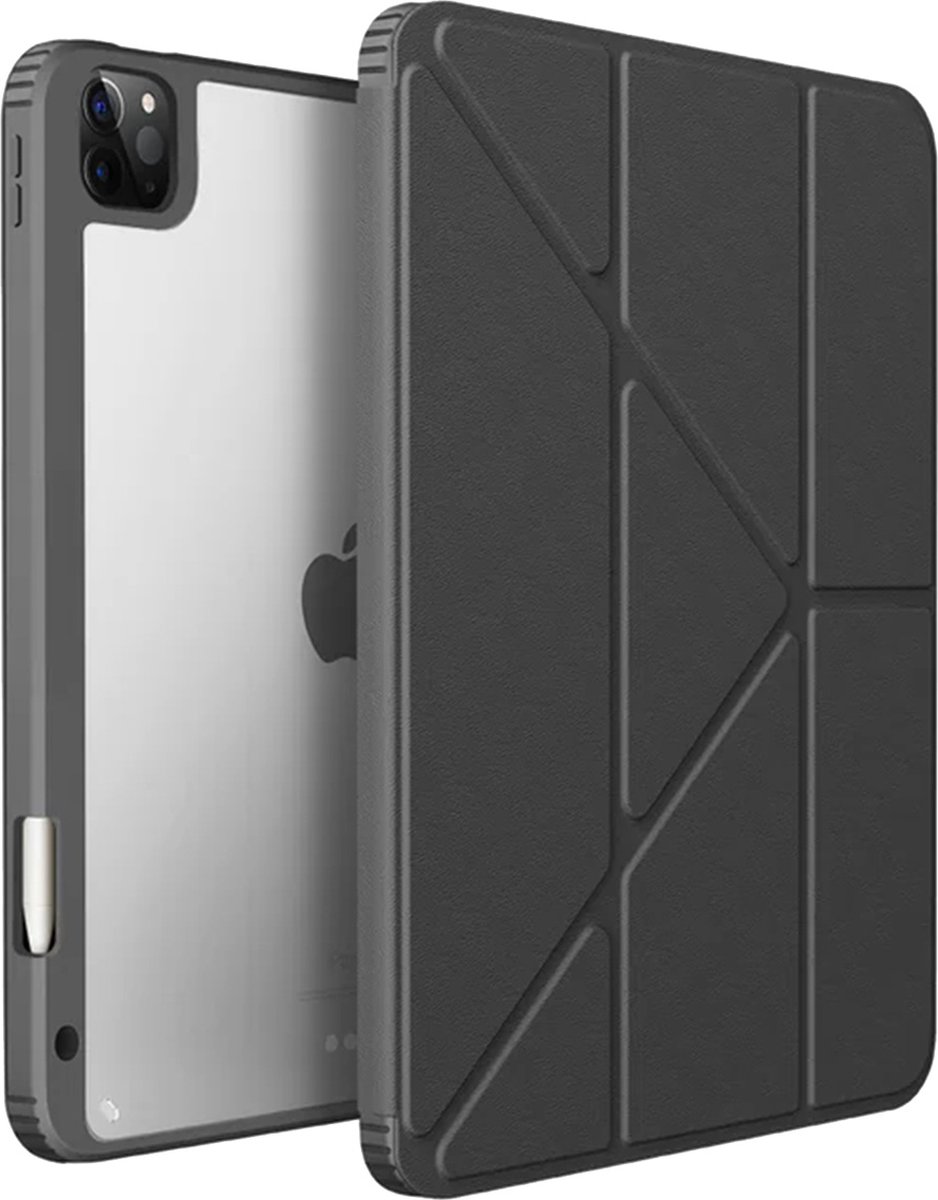 Uniq Etui Moven Ipad Pro 11 (2021/2020) Ipad Air 10.9 (2022/2020) Antimikrobiell Grau/Anthrazitgrau