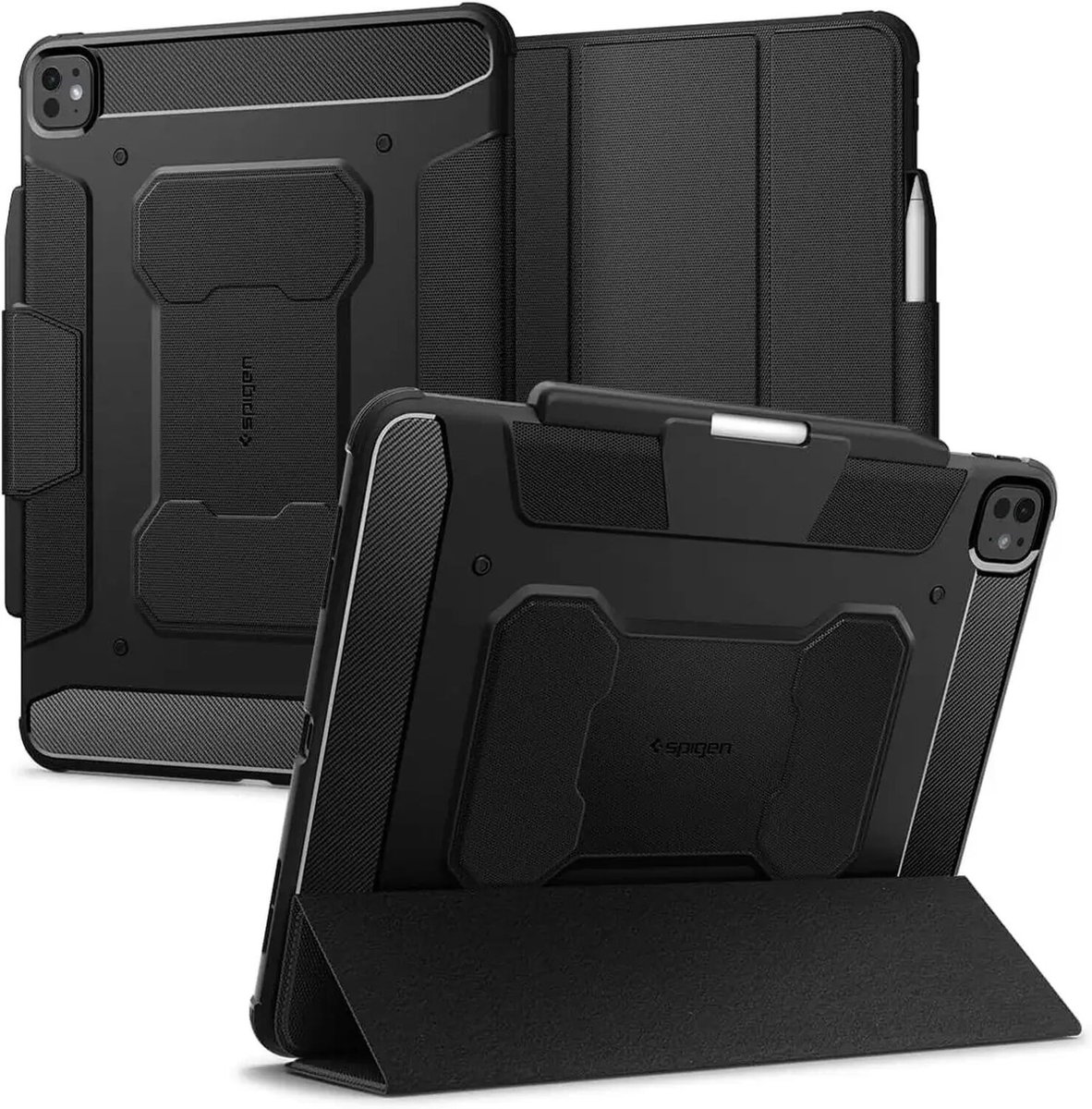 Spigen Rugged Armor Pro iPad Pro 13 7 / 2024 Schwarz