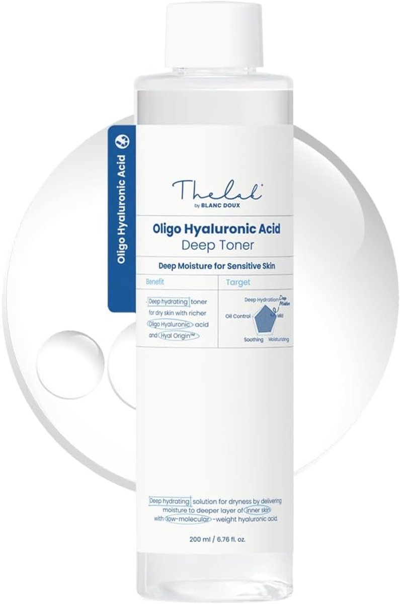 The Lab by BLANC DOUX, Oligohyaluronsäure Deep Toner, 200ml (6,76 fl oz) white
