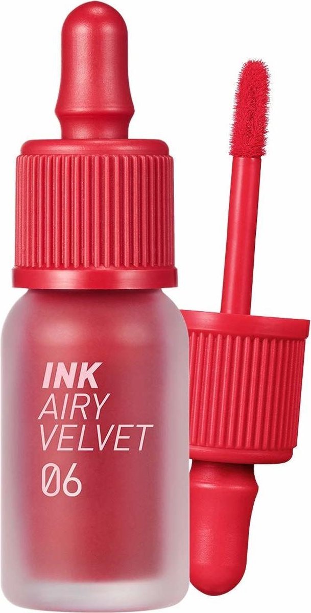 Peripera, Ink Airy Velvet Lip Tint, 03 Cartoon Coral, 4g (0,14 Unzen) red