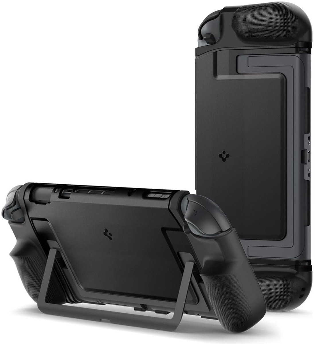 Spigen Switch2 Case Grip Dock Kompatible Schutzhülle Switch2 Case Dual Grip ACS09310 (Schwarz) schwarz