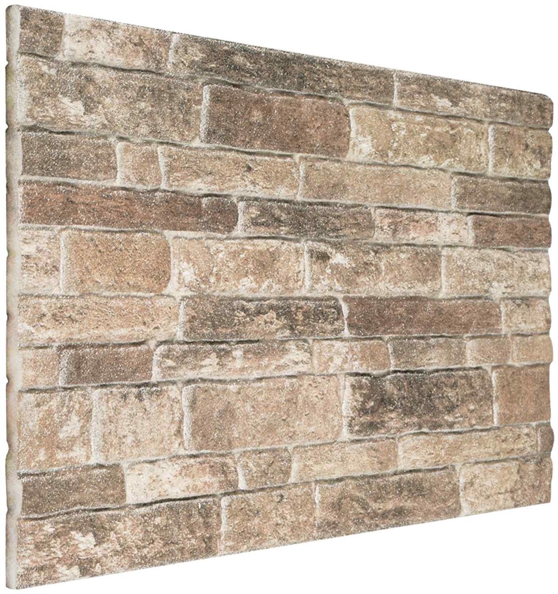 Wandpaneele 10 Stück Mehrfarbig 100 x 50 cm EPS-Schaumstoff