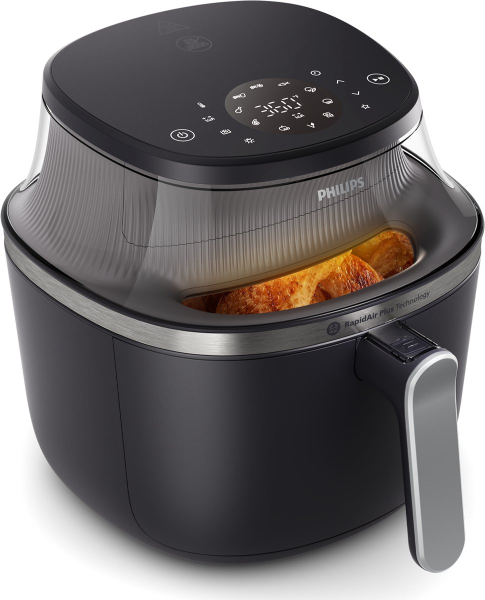 Philips NA331/00 Heißluftfritteuse 6,2L Schwarz schwarz