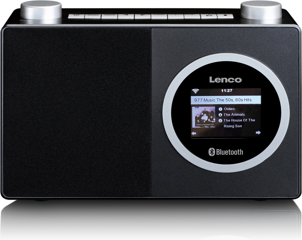 Lenco DIR-70 Internetradio 6 cm TFT LCD Schwarz schwarz