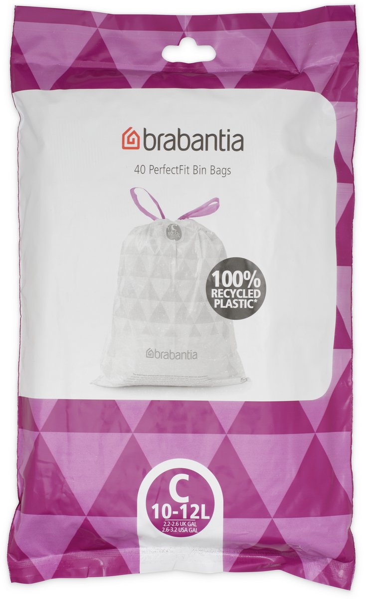 Brabantia Müllbeutel-Spenderpackung, 40 Stück (Code C)