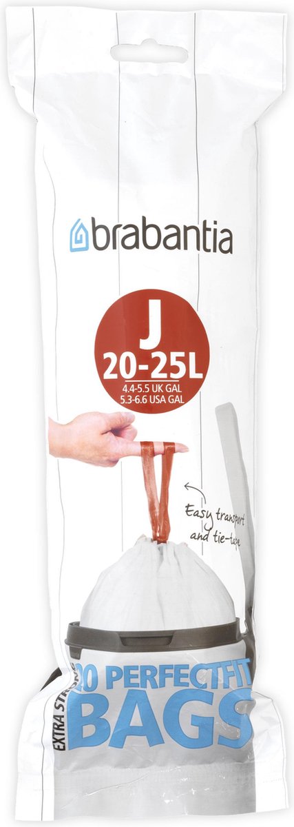 Brabantia BO PerfectFit-Linie (20 Beutel/Rolle) (Code J) 23L