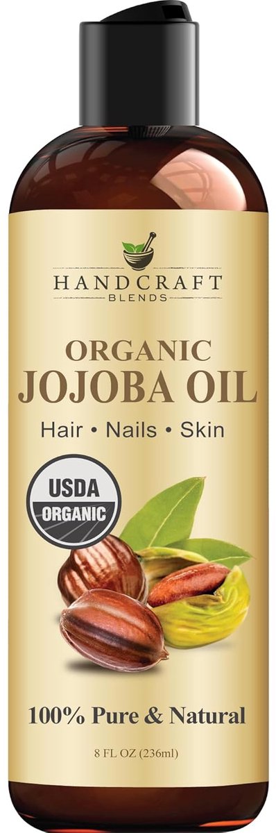 Handgefertigte Mischungen, Bio-Jojobaöl, 8 fl oz (236 ml) beige