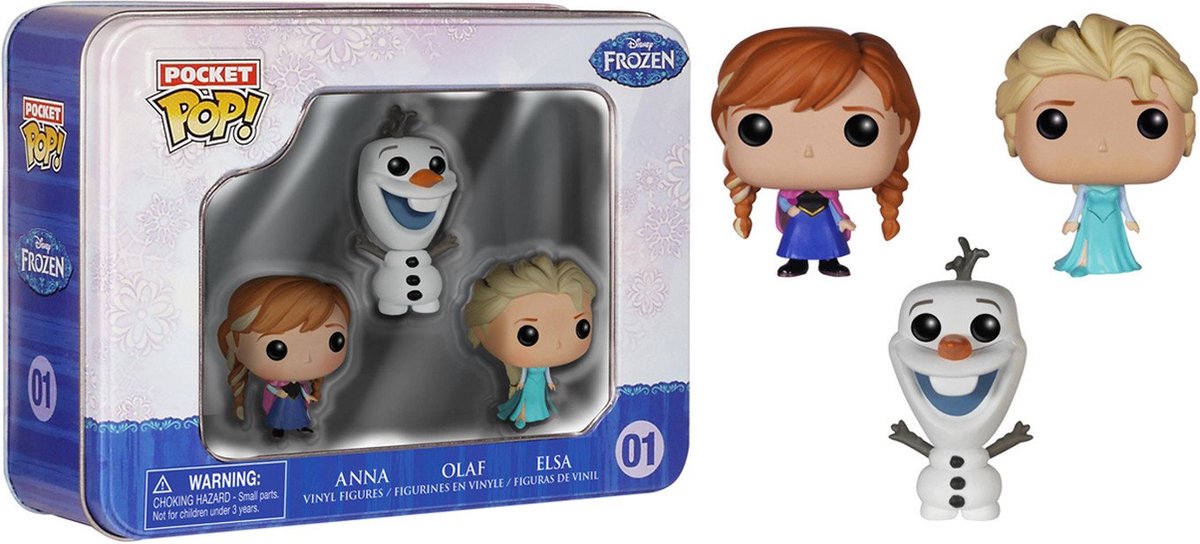 Frozen Elsa, Anna & Olaf Pocket Pop! 3er-Pack Dose