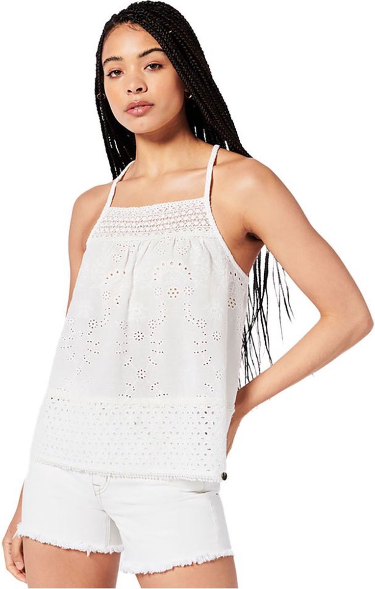 Camisole-Top gewebt mit Spitzeneinfassung Frau Superdry Vintage