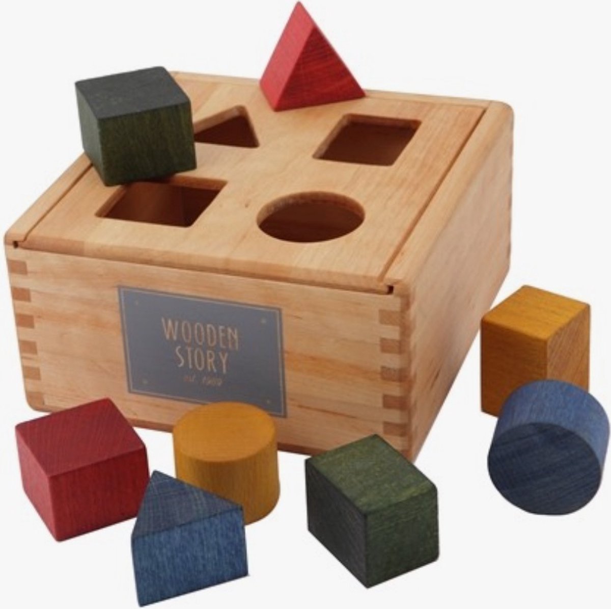 Regenbogen Formen Sortierbox Wooden Story