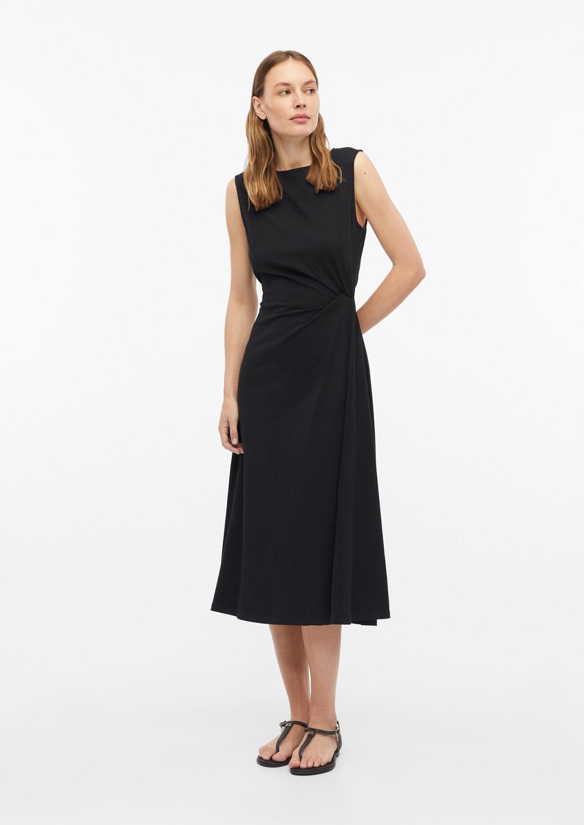 Midi-Jersey-Kleid mit Rundhalsausschnitt für Damen s.Oliver