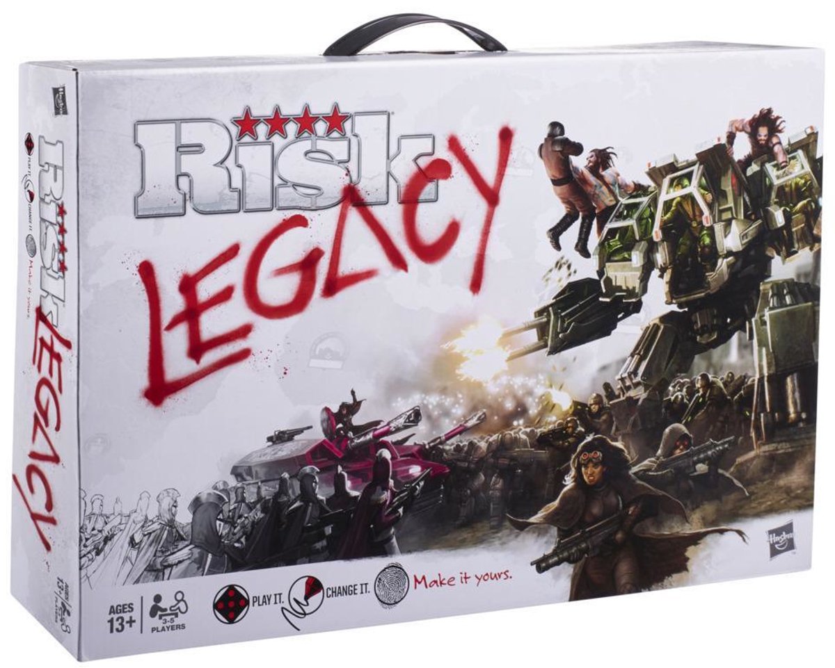 Gesellschaftsspiel Hasbro Risk Legacy