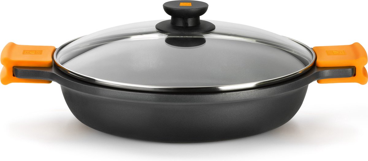 BRA Efficient A270540 cacerola 9 L Alrededor Negro