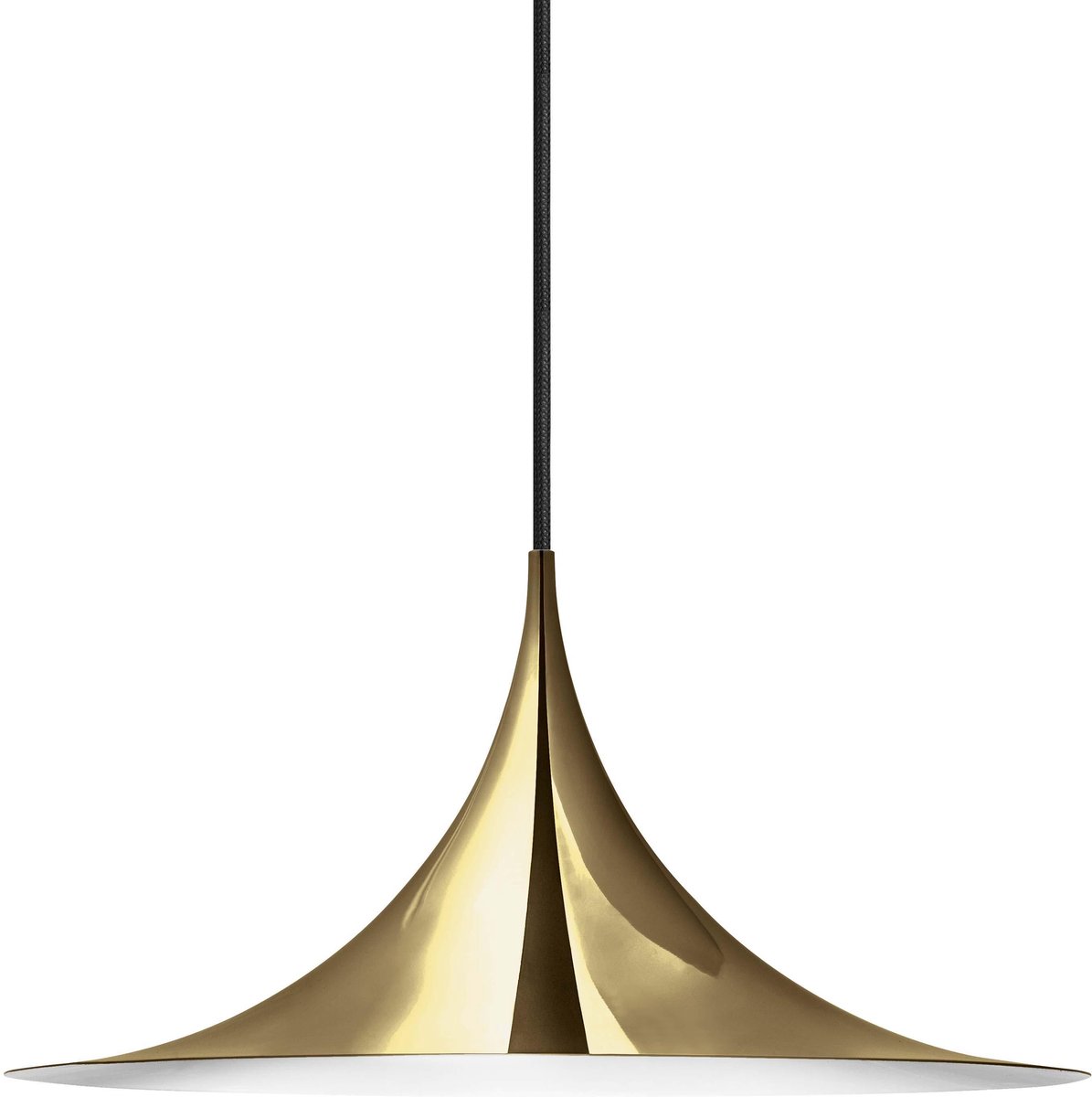 GUBI Lampe à suspension Semi Ø 47 cm Polished brass