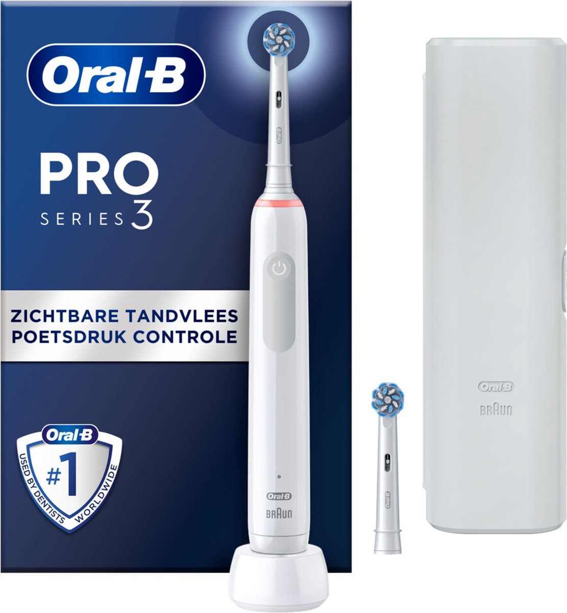 Oral-B Pro 3 3500 Adulto Cepillo dental giratorio Blanco