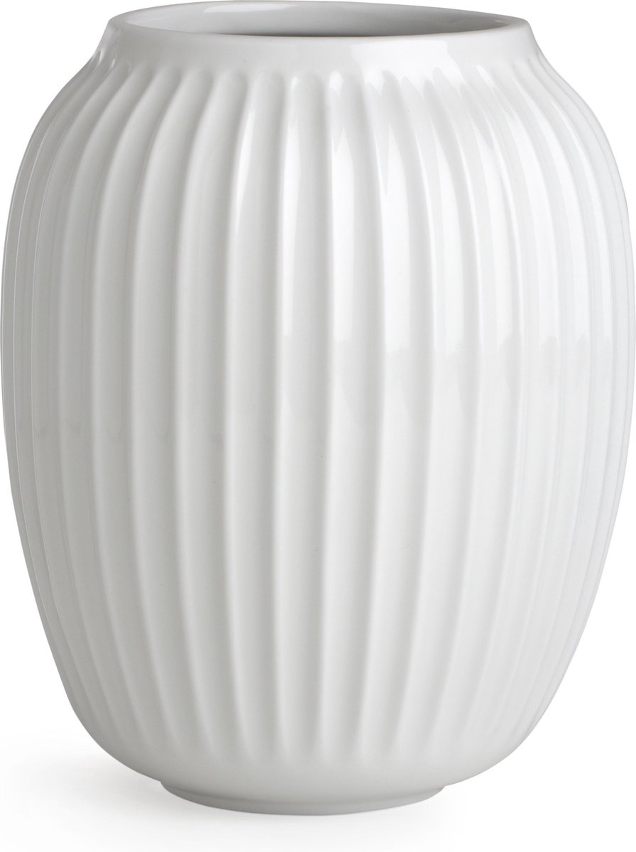 Kähler Florero Hammershøi mediano blanco