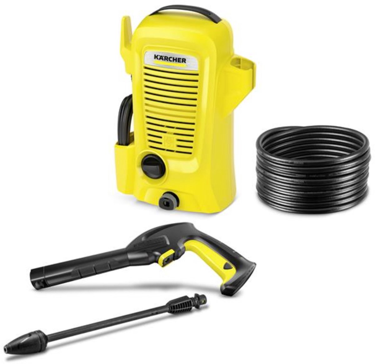 Limpiadora de alta presión Kärcher K 2 Universal Edition  | Compacto | 360 l/h | 1400 W | Negro, Amarillo