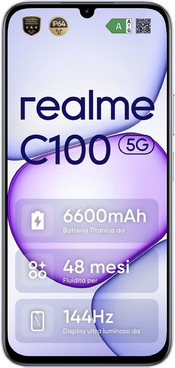 realme C100 5G 128GB/4GB - Blooming Purple