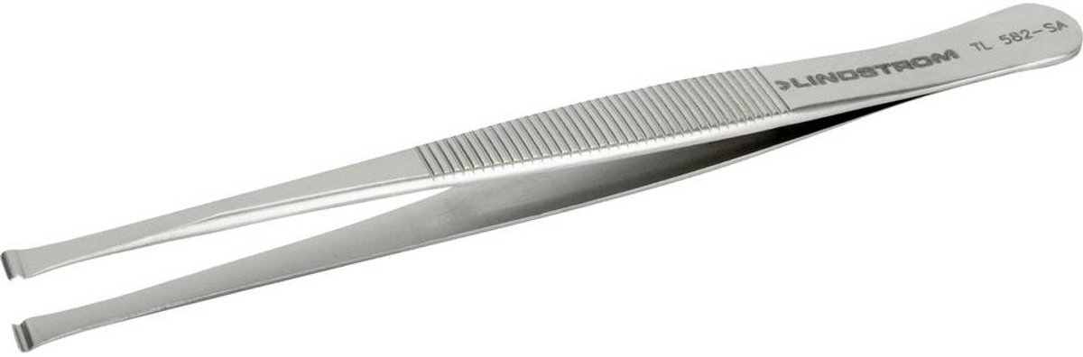 Lindström TL 582-SA Placeringspincet 582 Flad-bred, bøjet 115 mm