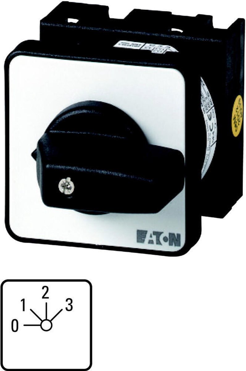Eaton T0-2-8241/E Knastomskifter 3-trins 20 A 3 x 40 ° Grå, Sort 1 stk Piece