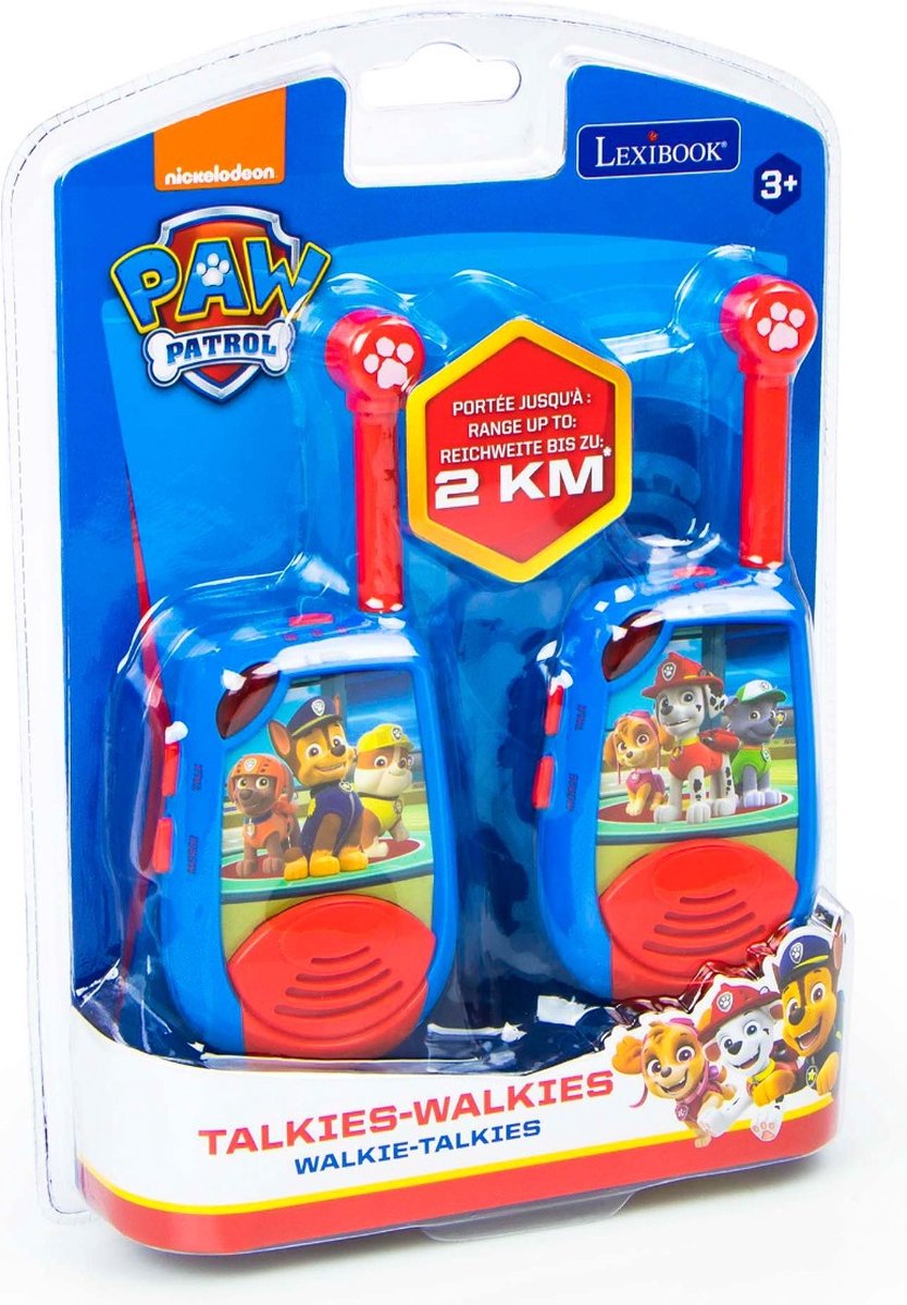 Lexibook Paw Patrol - Digitale Walkie-Talkies (2 km)