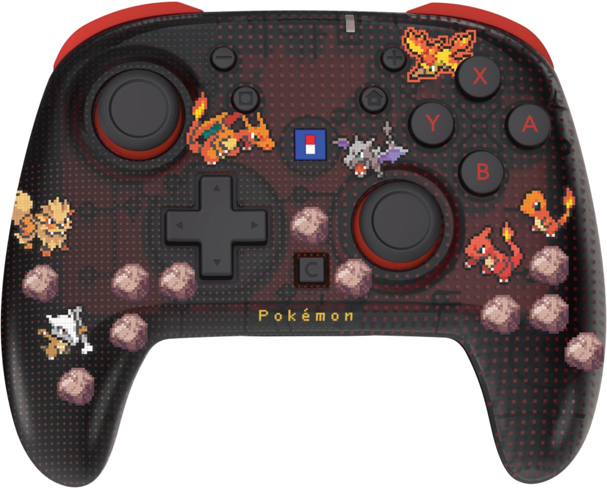 HORI PAD Turbo Wireless Controller - Pokémon Pixel Red - Wireless Controller - Nintendo Switch 2