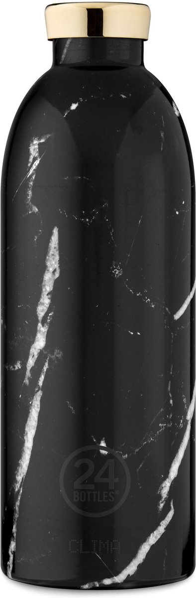 24Bottles Clima Bottle 0.85 L - Black Marble