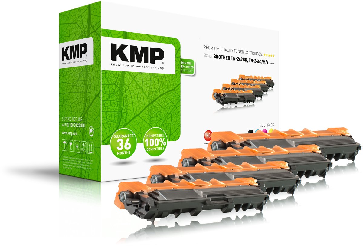 KMP TN-242 Multipack BK/C/M/Y