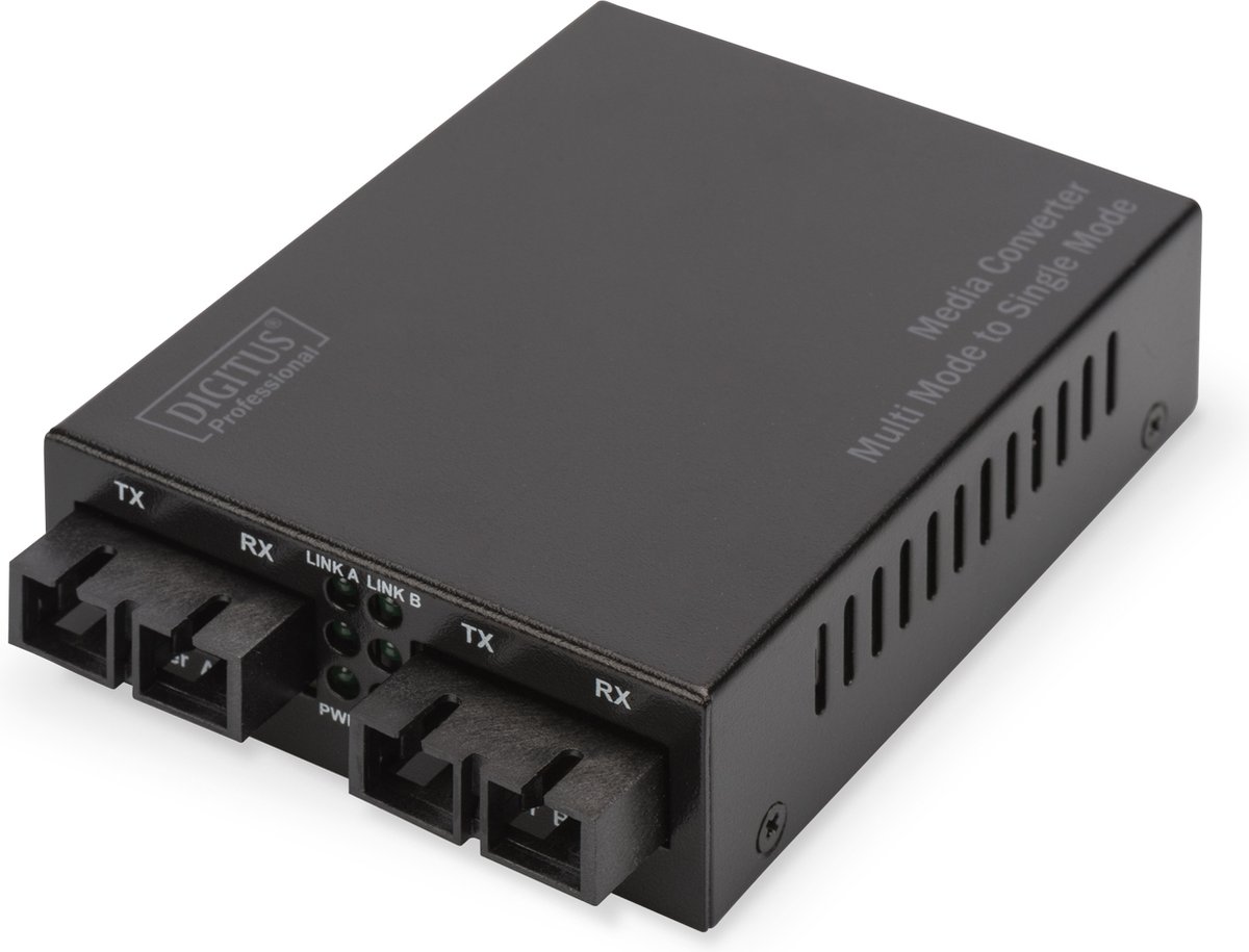DIGITUS DN-82124 Gigabit Multimode/Singlemode Media Converter SC/SC