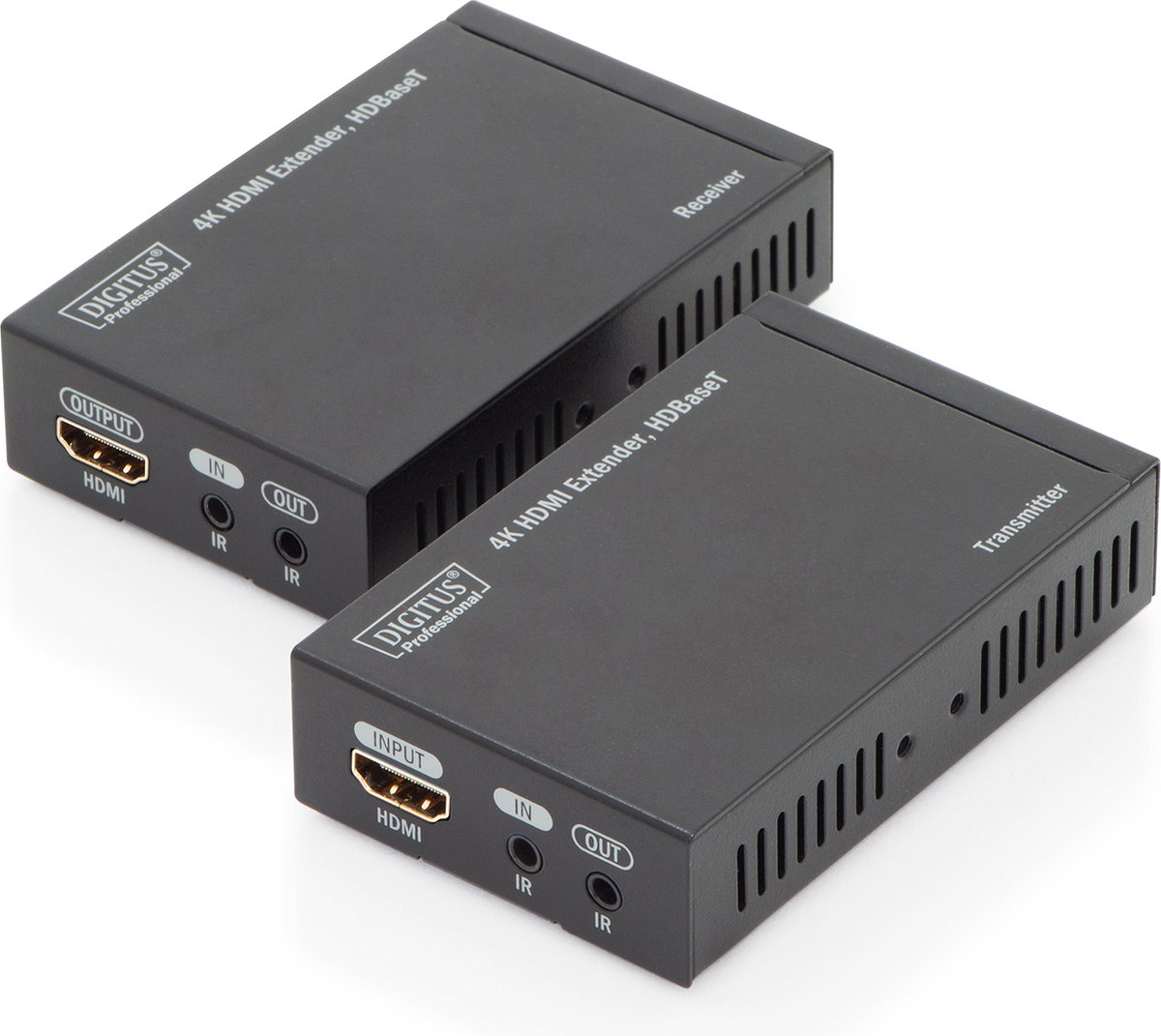DIGITUS DS-55500 4K HDMI Extender Set HDBaseT 4K/30Hz Up to 70 meters