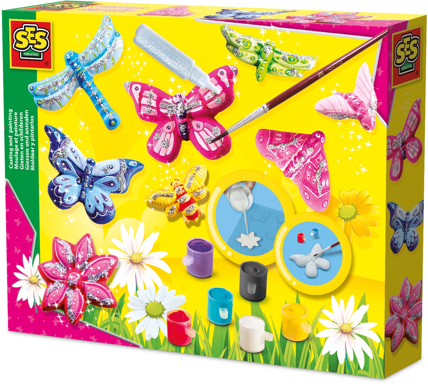 SES Creative Butterflies Casting and painting