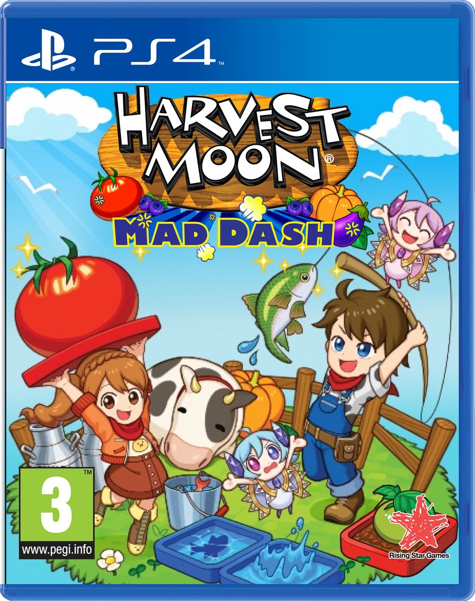 Harvest Moon: Mad Dash - Sony PlayStation 4 - Puslespil