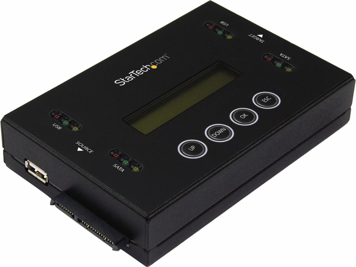 StarTech.com Drive Duplicator and Eraser for USB Flash Drives and 2.5 / 3.5" SATA Drives