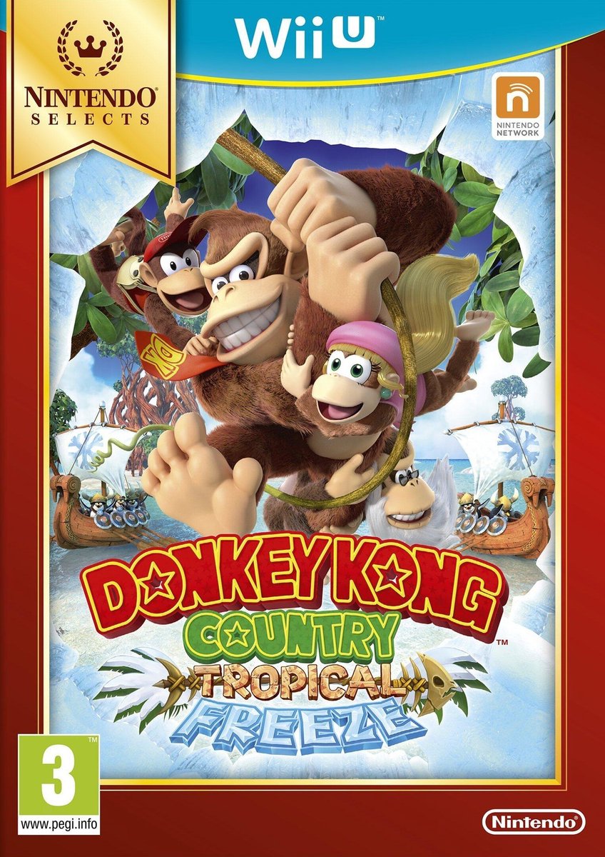 Donkey Kong Country: Tropical Freeze - Nintendo Wii U - Action
